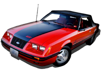 1983-90 Ford Mustang Top Only (with Wireon)